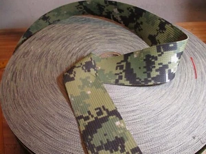 100 YARDS of 2 inch AOR2, AOR 2, US made, Berry Compliant MILSPEC NWU Webbing - Picture 1 of 2