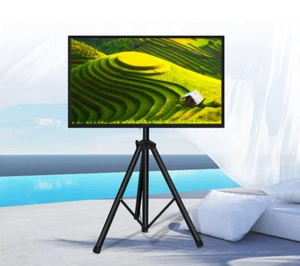Indoor Portable Flat Panel Monitor Stand with Foldable Tripod for 14~44inch TV - Picture 1 of 6