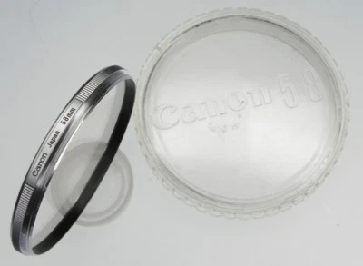 Canon RF Rangefinder 58mm Skylight Filter for 85mm f1.5,100mm f2 #2 .......Minty - Image 1 of 4