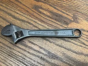 Vintage Duro-Chrome 8” Crescent Adjustable Wrench 2087 USA Forged Alloy Steel - Picture 1 of 2