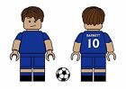 A4 Personalised Lego football player poster gift memorabilia