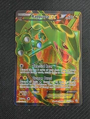 Pokemon Dragons Exalted Rayquaza Ex #123 Full Art Holo Foil Card