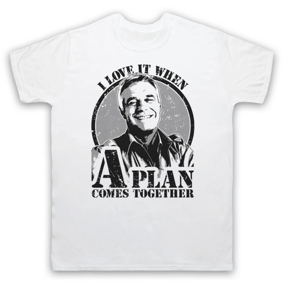 A TEAM HANNIBAL I LOVE UNOFFICIAL PLAN COMES TOGETHER MENS & WOMENS T-SHIRT - Image 1 of 1