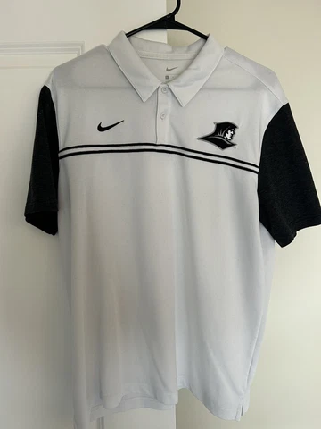 Nike Providence Friars Basketball Polo Team Issued Mens L RARE Cover
