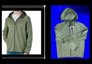 Zeroxposur Men's Full Zip Lightweight Tech Hoodie,SMALL,Retail $80,Olive Green - Picture 1 of 11