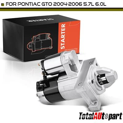 Nuevo motor de arranque para Pontiac GTO 2004 2005 2006 1,4 KW 12 V en sentido horario 10 dientes Foto 1 de 4