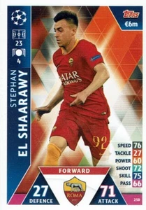 Topps Match Attax Champions League Karte Nr. 250 Stephan El Shaarawy AS Roma - Picture 1 of 1