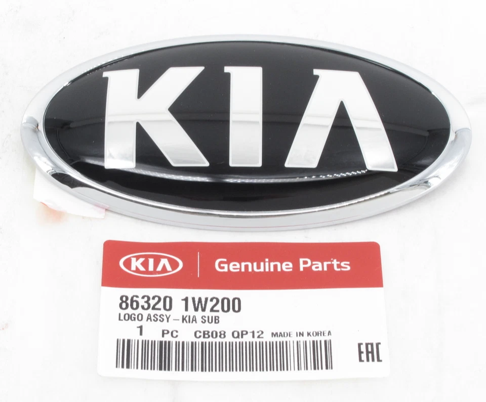 Original OEM Kia 86320 1W200 capó delantero emblema insignia 2013 Rio 2014 Forte Koup Foto 1 de 2