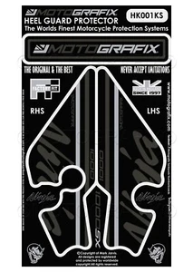 Kawasaki Ninja 1000sx 2020 - 2024 Heel Guard Protector 3D Gel Paint Protection - Picture 1 of 1