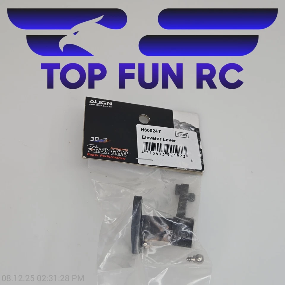 Align H60024T Elevator Lever For TREX 600 Helicopter - Image 1 of 1