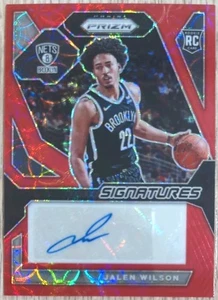 2023-24 Panini Prizm Choice Prizm Rookie Signatures Jalen Wilson /88 (RC, AU) - Picture 1 of 3