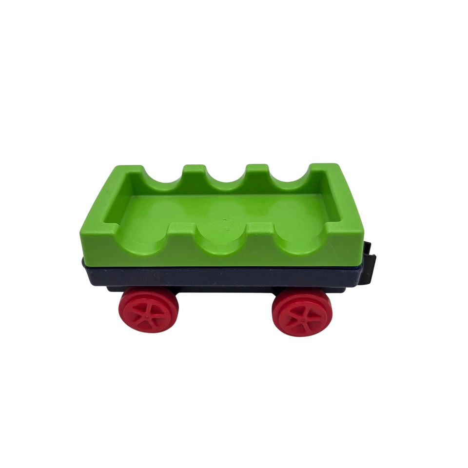 Playmobil® 1.2.3 123 TRAIN Freight Wagon Cargo GREEN HIGH - image 1 of 1