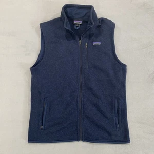 Patagonia Better Sweater Vest Mens Size L Blue Full Zip Fleece Sleeveless - Picture 1 of 9