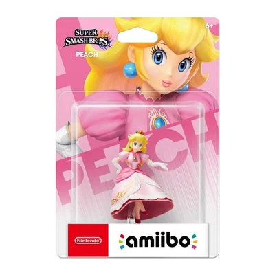 Peach Amiibo - Super Smash Bros.  - Nintendo Switch - New/Sealed - Image 1 of 2