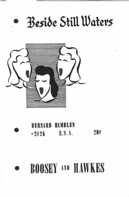 Partituras corales Beside Still Waters - Bernard Hamblen SSA Boosey & Hawkes Foto 1 de 2