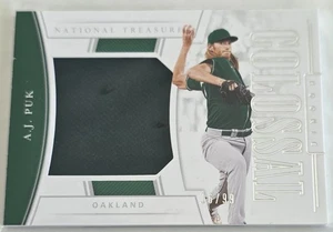 A.J. PUK 2020 Tesori Nazionali Rookie Materiali Colossali /99 #RCM-AP - Foto 1 di 3