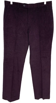 Новый Lauren RL женщин вельветовые брюки 33/30 фиолетовый прямой ноги осени зимы повседневный - Изображение 1 из 4