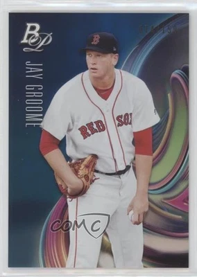 2018 Bowman Platinum Top Prospects Blue /150 Jay Groome #TOP-17 - Image 1 of 2