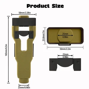 Door Latch Mortise Tool For 1-3/4in 1-3/8in Thick Door Lock Installation Tool - Picture 1 of 24