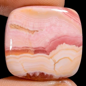 100% Natural Rhodochrosite Cushion Cabochon Gemstone 36 Ct. 21X20X5 mm X-25198 - Picture 1 of 2