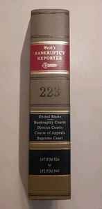 West's Bankruptcy Reporter Book Vol. 223 United States District Appeals Courts - Bild 1 von 10