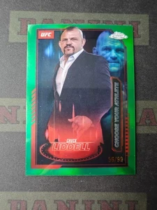2025 Topps Chrome UFC Green Refractor Chuck Liddell /99 - Picture 1 of 2