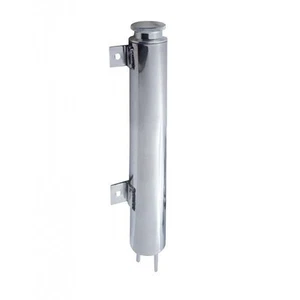 Radiator Overflow Tank Stainless Steel Polished 15" for Hot Rod or Classic - Picture 1 of 1