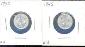 1945 BRILLIANT UNCIRCULATED MERCURY DIME BUYER'S CHOICE - Picture 1 of 20