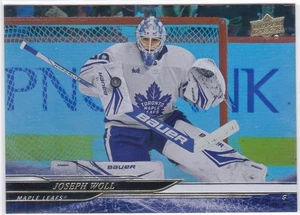 2024/25 UD..JOSEPH WOLL..SILVER FOIL..# 175..MAPLE LEAFS..COMBINED SHIP - Picture 1 of 2