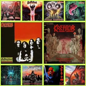 10 GERMAN THRASH METAL GUITAR TAB TABLATURE BOOK LOT DESTRUCTION KREATOR SODOM - Picture 1 of 11