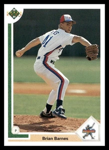 1991 Upper Deck - Star Rookie Brian Barnes #12 (RC) - Picture 1 of 2