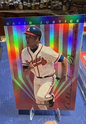 1995 Leaf Limited - David Justice #95 - Image 1 of 2