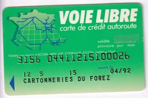 CARTE / CARD BANQUE BANK CREDIT .. ANCIENNE OLD ASF 1992 PERIMEE MAGNETIQUE - Picture 1 of 2
