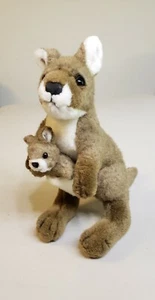 K&M International 12" Plush KANGAROO with JOEY Stuffed Animal Toy - PreOwned - Picture 1 of 5