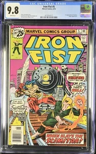 IRON FIST #5 - CGC 9.8 - WP - NM/MT - 1ST SCIMITAR - Picture 1 of 2