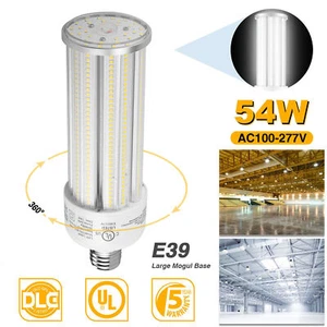 54W LED Corn Bulb Light Replace 175W MH/HPS Warehouse Workshop High Bay Lighting - Picture 1 of 12