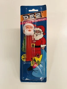 PEZ Santa Claus Christmas Holiday Dispenser Open Package, Missing Candy - Picture 1 of 11