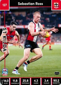 2023 ST KILDA SAINTS AFL Card SEBASTIAN ROSS Teamcoach - Picture 1 of 3