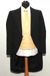 GREAT M&S AUTOGRAPH MORING COAT BLACK SIZE 38"R - Picture 1 of 8