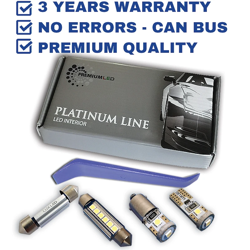 SKODA OCTAVIA 3 LED INTERIOR KIT PREMIUM 17 SMD WHITE BULBS ERROR FREE 5E MK3 - Image 1 of 4