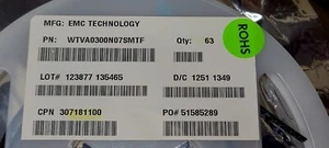 1 PC EMC Technology PN# WTVA0300N07SMTF Thermal Variable Attenuator - Picture 1 of 4