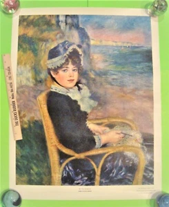 RENOIR - POR LA ORILLA DEL MAR (1883) GRANDE 21 X 27 SOBRE LIENZO Museo Metropolitano de Arte - Imagen 1 de 6