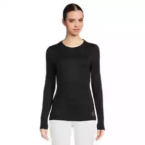 Top Reebok negro capa base manga larga para mujer talla grande 2XL - Imagen 1 de 7