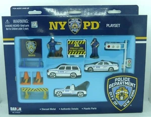 NEW YORK POLICE DEPT PLAYSET TRUCK SIGNS ETC DARON TOYS DIECAST - Picture 1 of 2