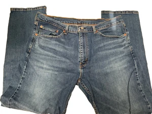 Pantalones de mezclilla para hombre Levis 505 38 x 32 ajuste regular lavado medio - Imagen 1 de 4