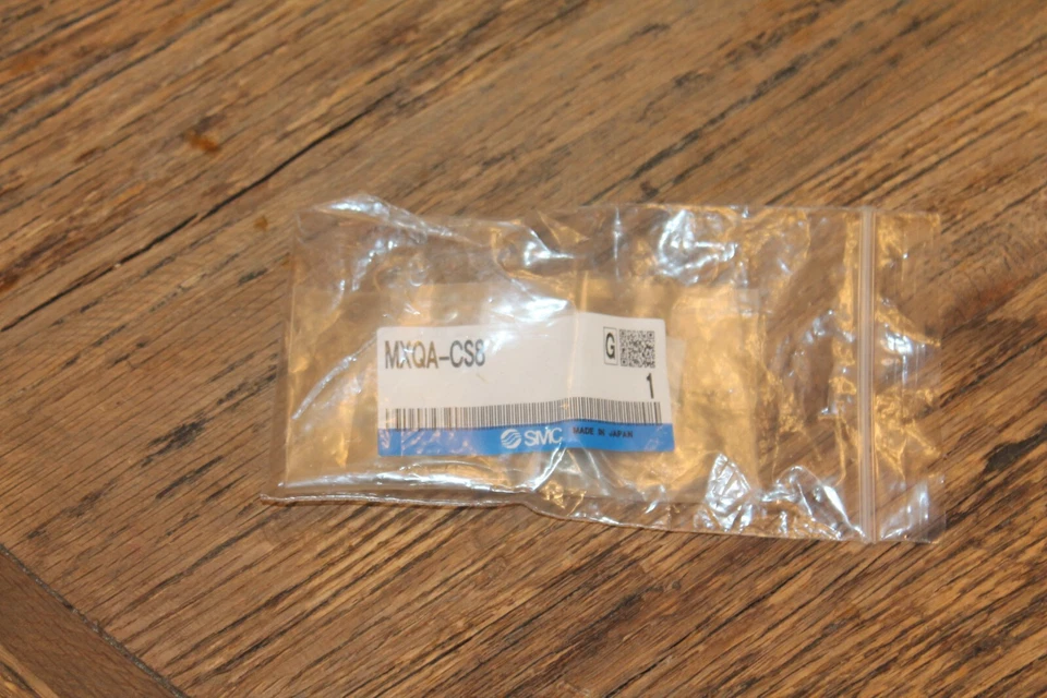 SMC MXQA-CS8 hard stop, extension end, MXQ GUIDED CYLINDER NEW