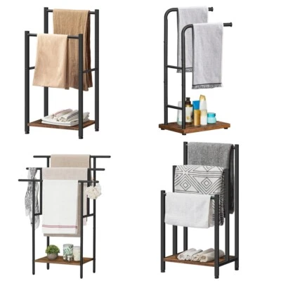 Handtuchständer freistehend Handtuchhalter stehend Badetuchhalter Handtuchleiter - Bild 1 von 2