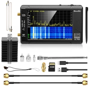 100kHz-5.3GHz Frequency Spectrum Analyzer+ Signal Generator+25W Attenuator+Cable - Picture 1 of 12