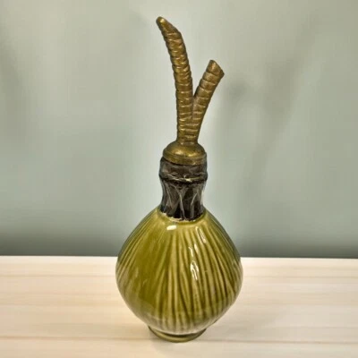 Pier 1 Ceramic Bottle And Stopper Kitchen Decor  *Not For Food Use RETIRED - Изображение 1 из 4