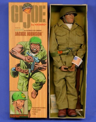 FIGURA DE JACKIE JOHNSON GI JOE 12" SGT ROCK MEN OF EASY COMPANY 2002 Foto 1 de 3